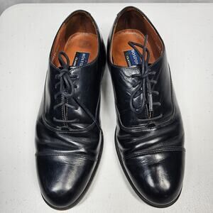 Vintage Bostonian Classics First Flex Black Lace Up Derby Shoes Men's 9.5 M